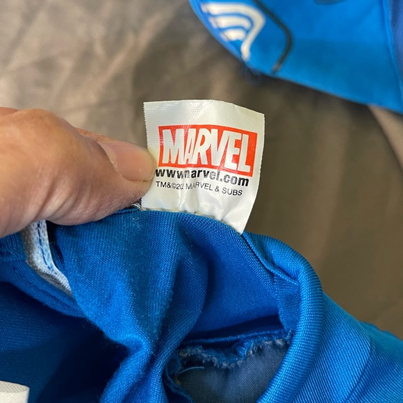 14” Marvel Avengers Captain America Build A Bear with Extra Super Dino Outfit - Picture 5 of 8